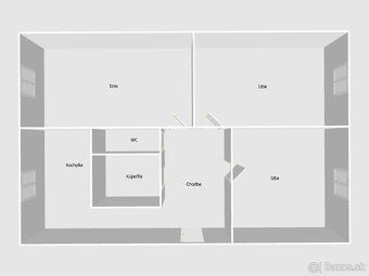 Reality Alpia Vám ponúkajú na predaj 3-izbový byt bez balkón