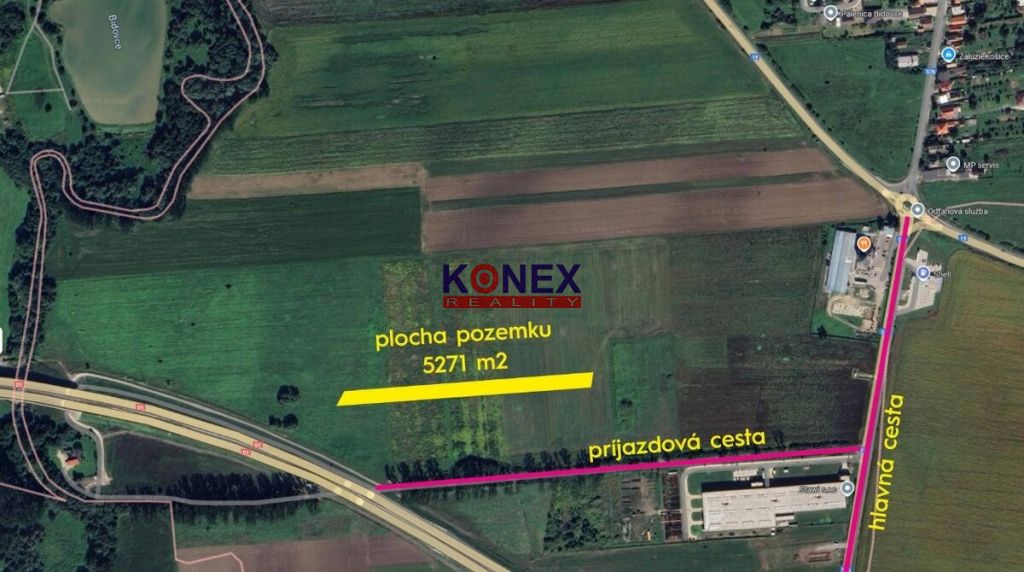 ID:9391
Ponúkame na predaj pozemok v k. ú. obce Bidovce:
 - 