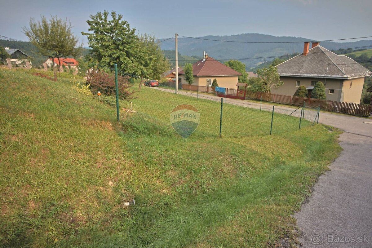 RK RE/MAX Vám ponúka exkluzívne na predaj pozemok v horehron