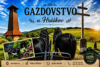 Chata na prenájom s pasienkom pre koniarov – Kopanice ako z 