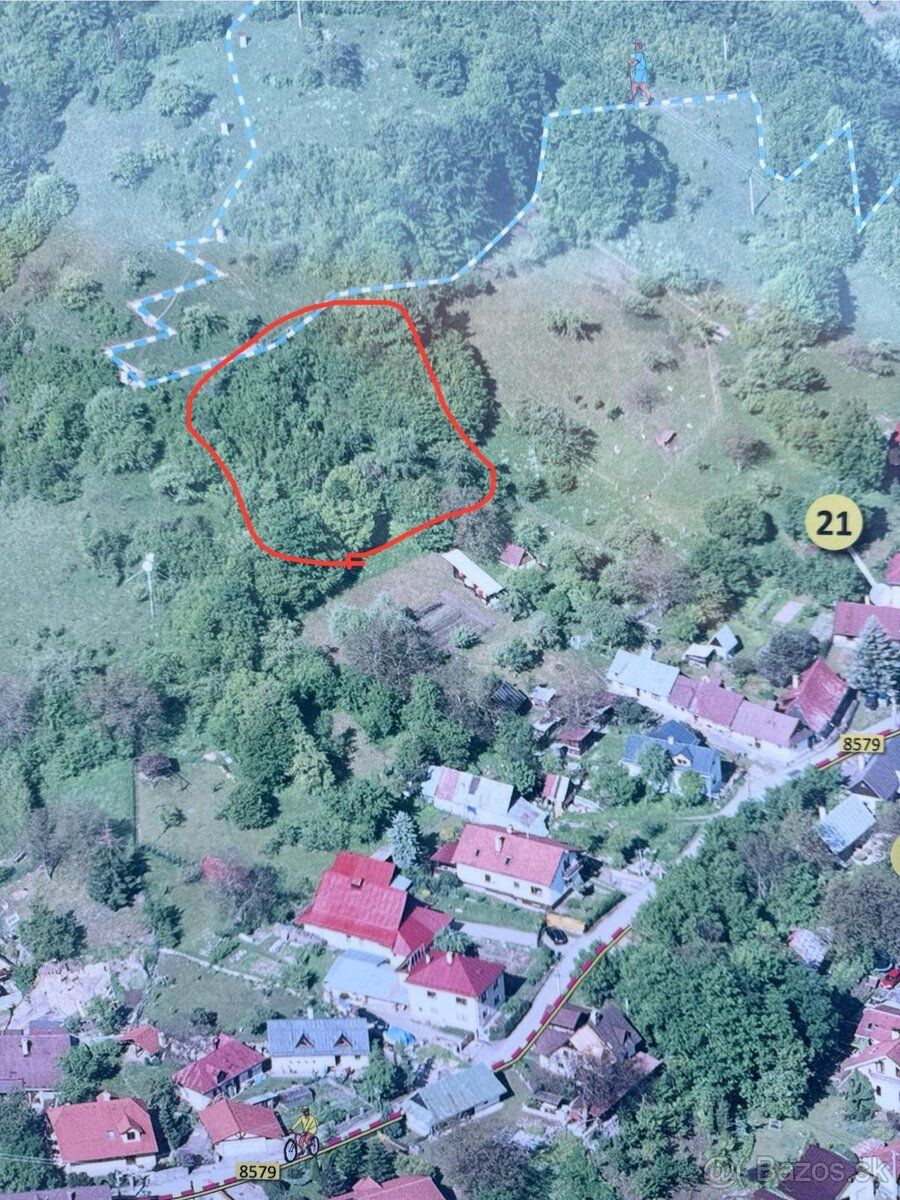 Predám pozemok v Tajove.
 1337 m2 - zarastený, vo svahu, mož