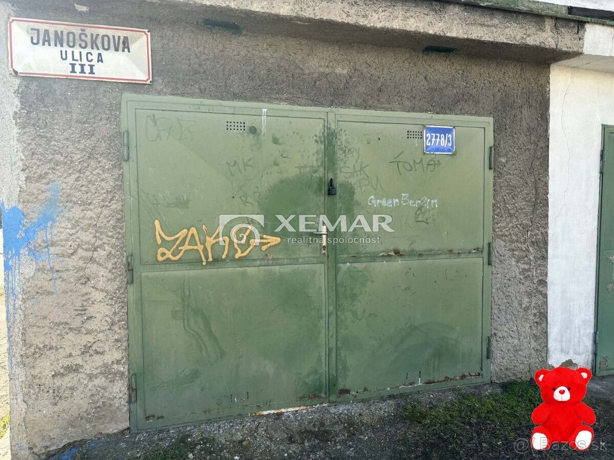 XEMAR (, 0948 099 191) ponúka na predaj garáž v Bratislave I