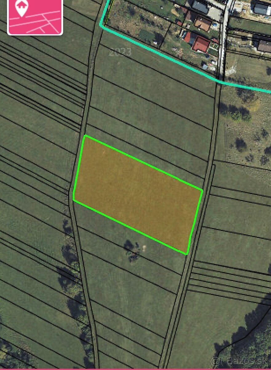 Na predaj veľký pozemok s výhľadom – Horné Šútovce (6607 m²)