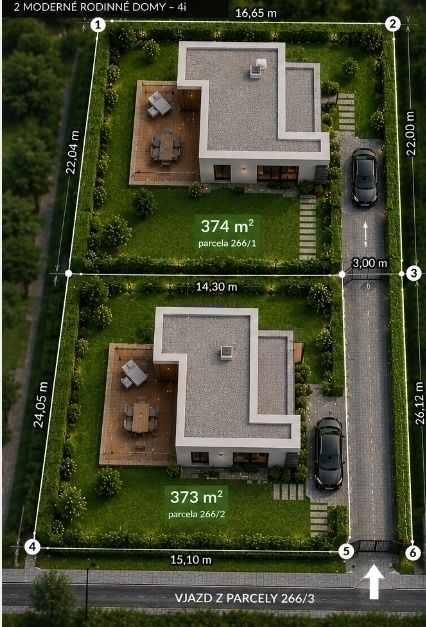 Ponúkam na predaj 2 stavebné pozemky v starej časti obce Bla
