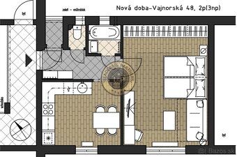 Typ: 1-izbový byt Ulica: Stará Vajnorská Obec: Bratislava-No