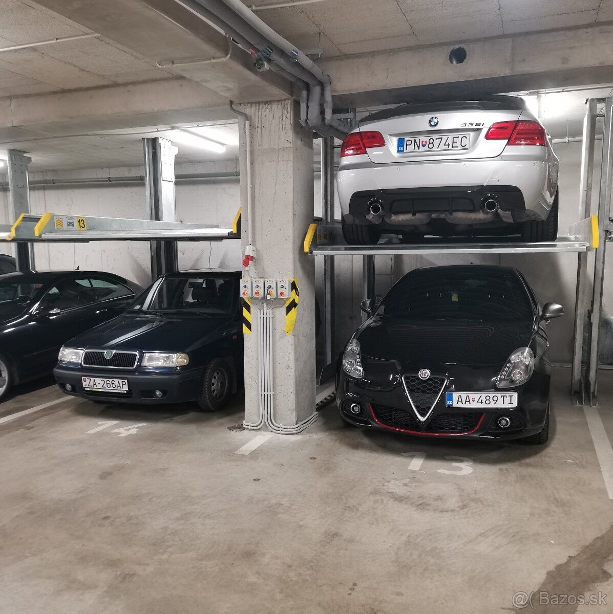 Prenájom garáže v -1 poschodí ktorá je teplá,suchá a celoroč