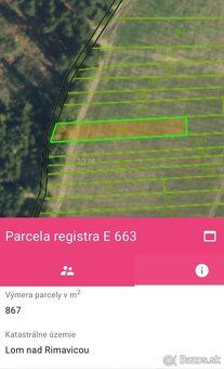 Pozemok Lom nad Rimavicou 867m2 pri Lese a Ceste
POZEMOK je 