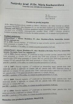 Predám v rámci likvidácie dedičstva nehnuteľnosti: nehnuteľn