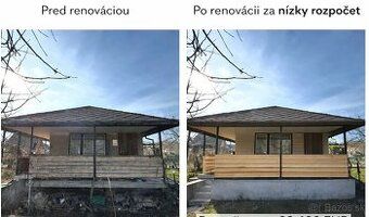 Ponúkame na predaj udržiavaný pozemk s drevenou chatkou v po