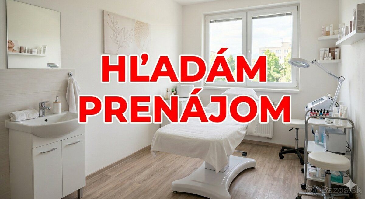 Hľadám do prenájmu (prípadne podnájmu) menší obchodný alebo 