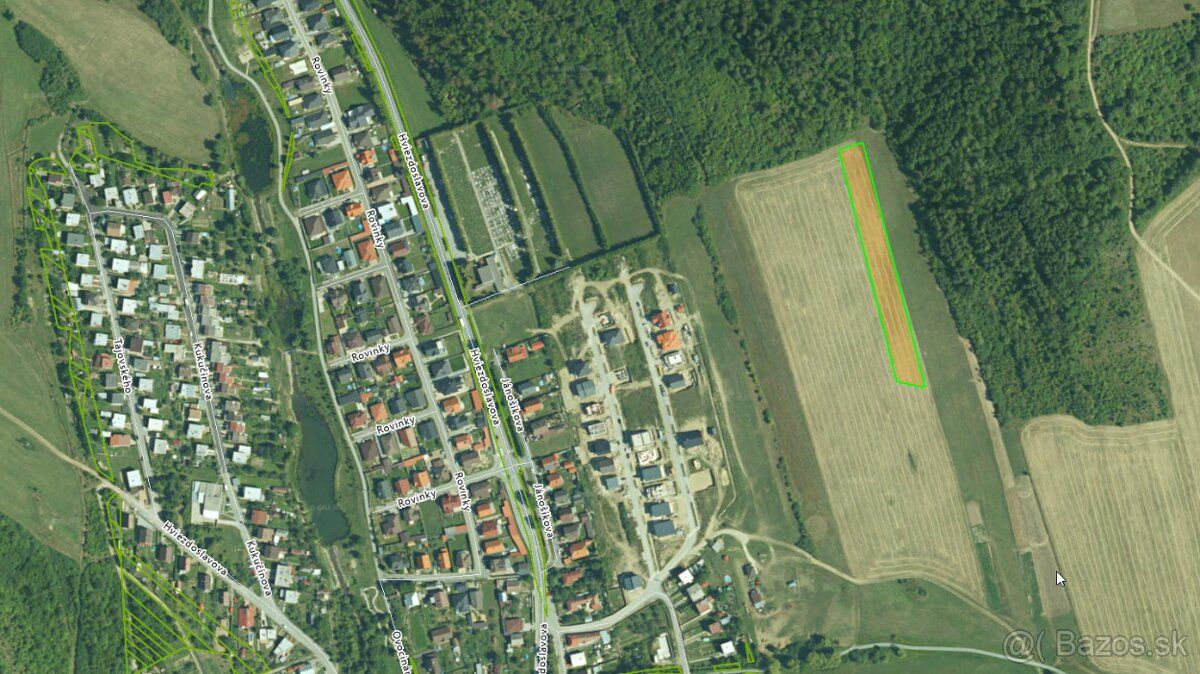 Na predaj pozemok - orná pôda v Lipanoch, lokalita Lány. Jed