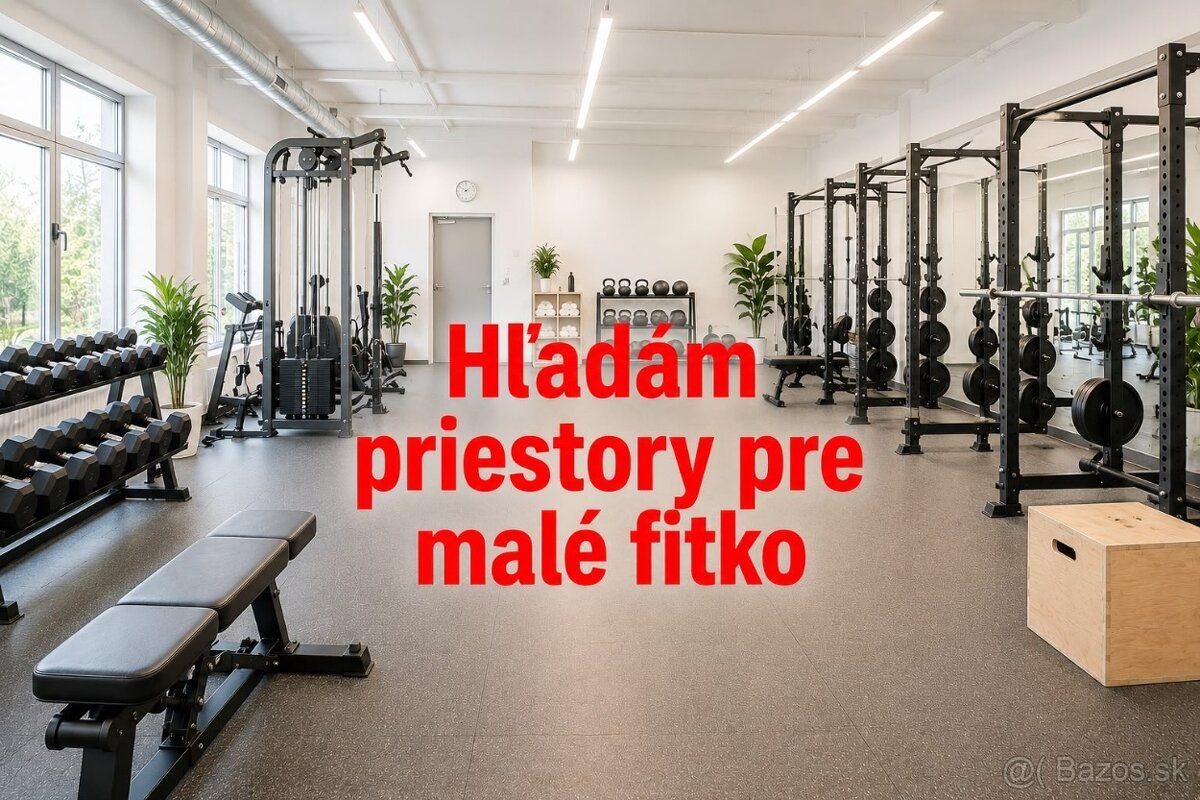 Podmienka: prízemie, dobrý prístup, parkovacie možnosti, umý