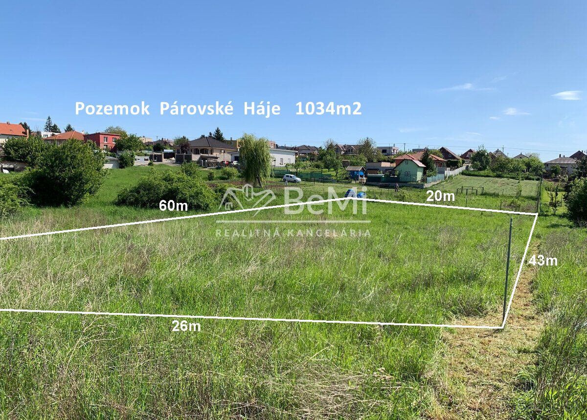 Typ: Pozemky - bývanie Mestská časť: Párovské Háje Obec: Nit
