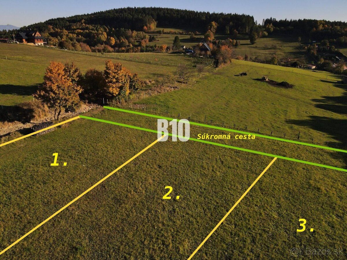 B10 Vám ponúka na predaj krásne, slnečné a rovinaté pozemky 