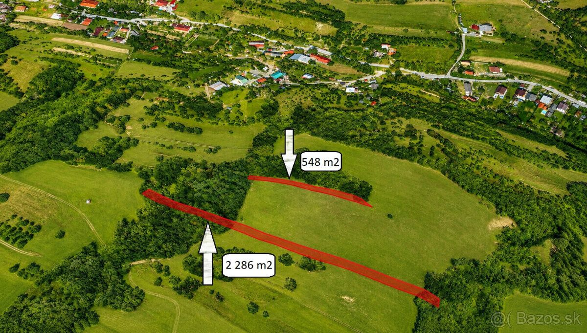 Ponúkame na predaj pozemky vedené ako orná pôda v katastráln