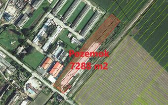 Ponúkame exkluzívne pozemok na podnikanie o výmere 7288 m2 v