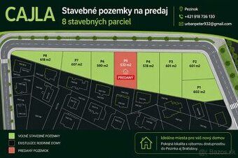 Pozemok o výmere 2.158 m2 sa nachádza v Pezinku, neďaleko Vi