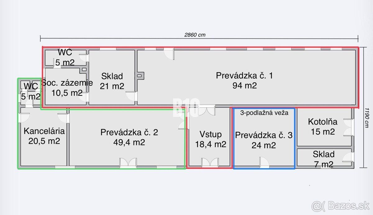 B10 Vám ponúka na predaj zrekonštruovanú komerčnú budovu s v