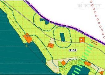 Parcela E 2056 920m2 Parcela E 2077 615m2 Parcela E 2064 pod