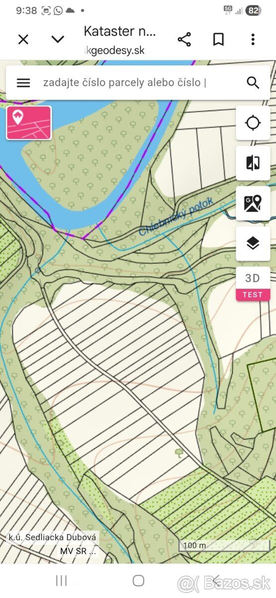 Predám pozemok v obci Sedliacka Dubová s rozlohou 686m², ost