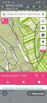 Hradište, okr. Partizánske 3798m² a 10680m²,9eu/m²,nádherný 