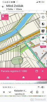 Predám 2 pozemky(2133m² a 2519m²) v obci Bzenica,rovinatý po