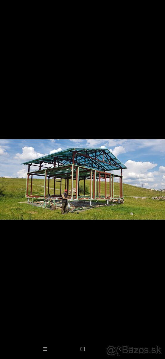 Predám skelet mobilného domu,9x8 m,2 podlažia, 10 900 eu.Kon