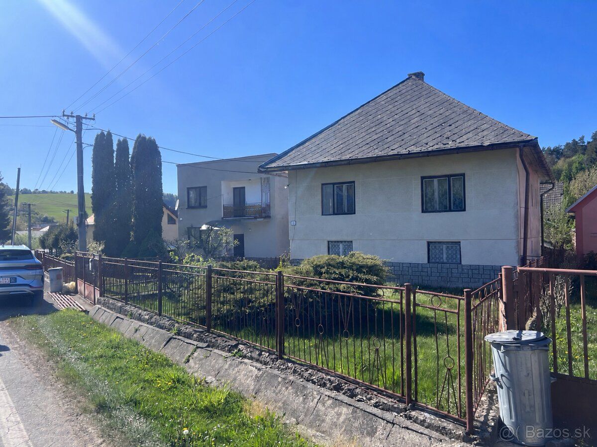 Ponúkame na predaj dvojpodlažný rodinný dom v obci Ortuťová,