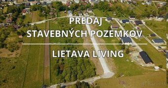 Predám pozemok v Lietave 822 m2. Všetky IS / voda, kanalizác