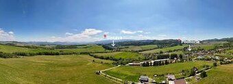 Predám pozemok v Lietave 822 m2. Všetky IS / voda, kanalizác