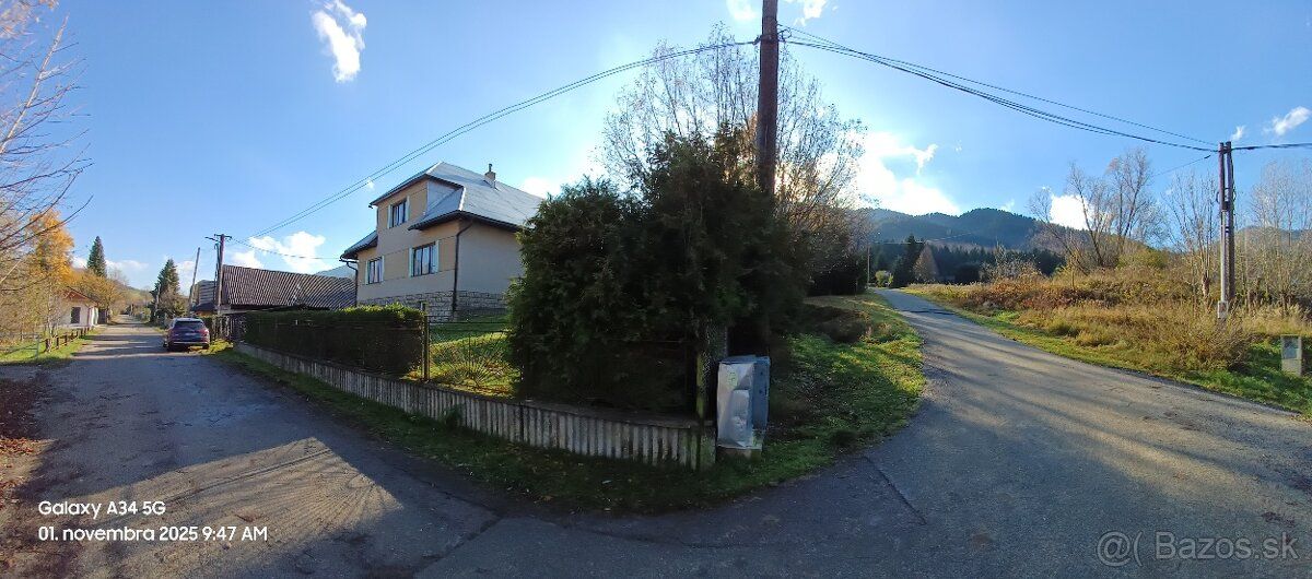 Predám rodinný dom v Terchovej, mimo hlavnej cesty, s možnos