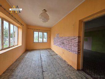 Na predaj tehlový rodinný dom s pozemkom 1 000 m2 za 29 000 