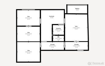 4 izbový byt na predaj Plocha bytu: 64 m² Kompletná rekonštr