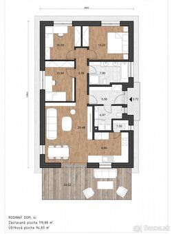 Murovaný rodinný dom so zastavanou plochou 120m2, úžitkovou 