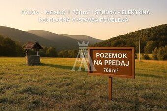 Pozemok na rekreačnú výstavbu – Hýľov, lokalita Mexiko
V exk