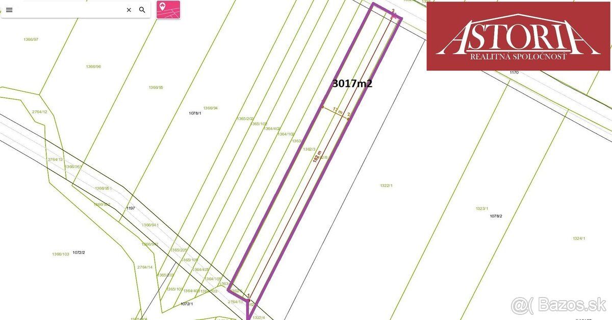 Ponúkame na predaj rovinatý pozemok – ornú pôdu v obci Belá,