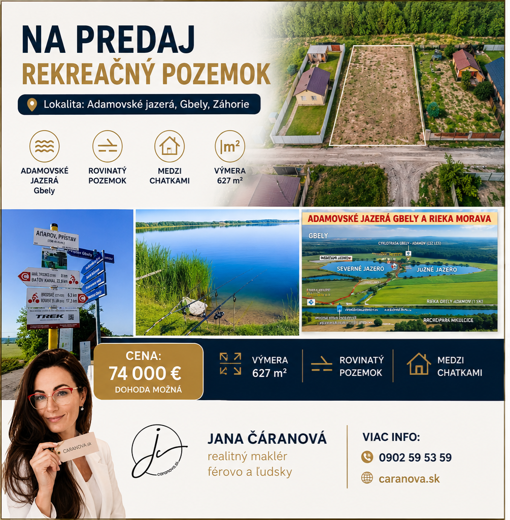 Vo výhradnom zastúpení majiteľa ponúkame na predaj pozemok ,