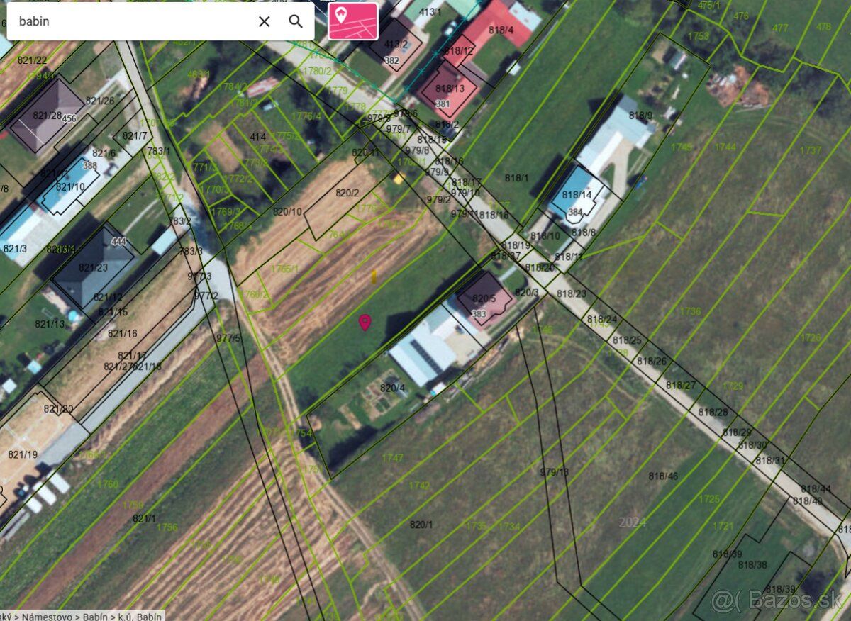 Predám pozemok v celkovej výmere 1150 m2 alebo 1646 m2 vo vý