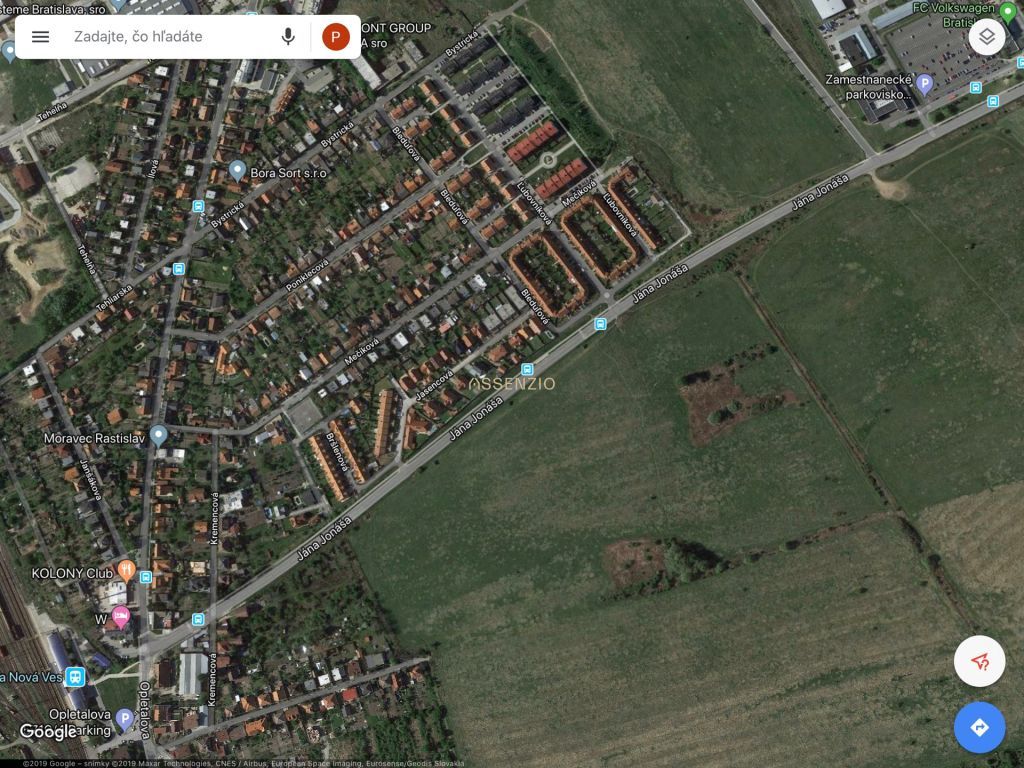 ASSENZIO PROPERTY ponúka na predaj pozemok Devínska Nová Ves