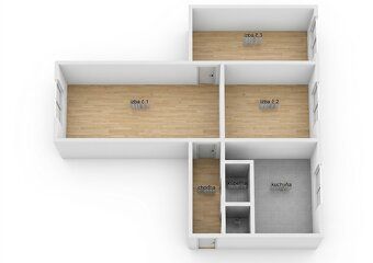 Ponúkame na predaj príjemný 3-izbový byt s výmerou 65,45 m² 