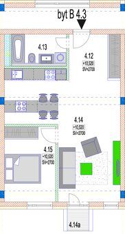 Ponúkame na predaj exkluzívny byt 2 izbový 59,30 m2 s vlastn