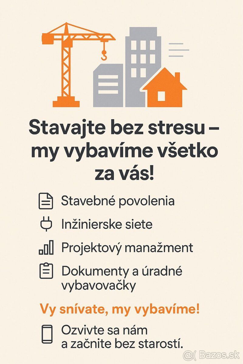 Staviame sny na pevných základoch – za vás vybavíme všetko!
