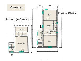 Ponúkame na predaj MUROVANÝ RODINNÝ DOM v obci KORDÍKY, vzdi