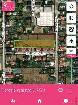 POPIS POZEMKU: Realitná kancelária AXIS REAL exkluzívne ponú