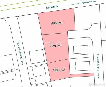 INVESTIČNÁ PRÍLEŽITOSŤ – 3 SUSEDIACE STAVEBNÉ POZEMKY
SENEC 