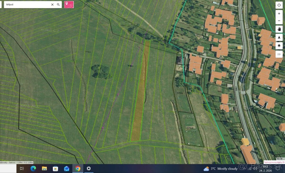 Predám pozemok blízko obce Milpoš... 3046m2. Na cenné sa vie