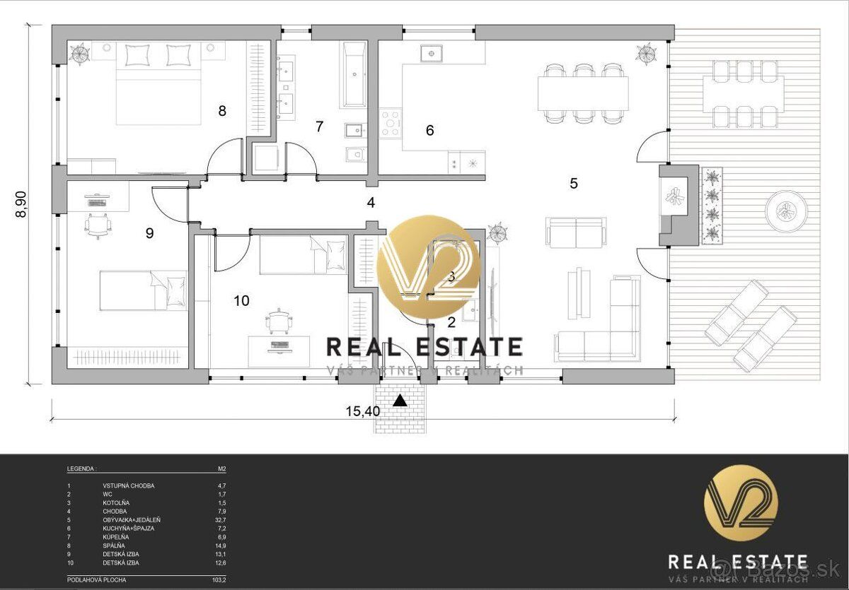 Maroš Vereš +421 904 086 200 e-mail:
V2 Real Estate má pre v