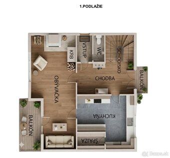 Ponúkame na predaj 4-izbový rodinný dom v Sokolovce, vhodný 
