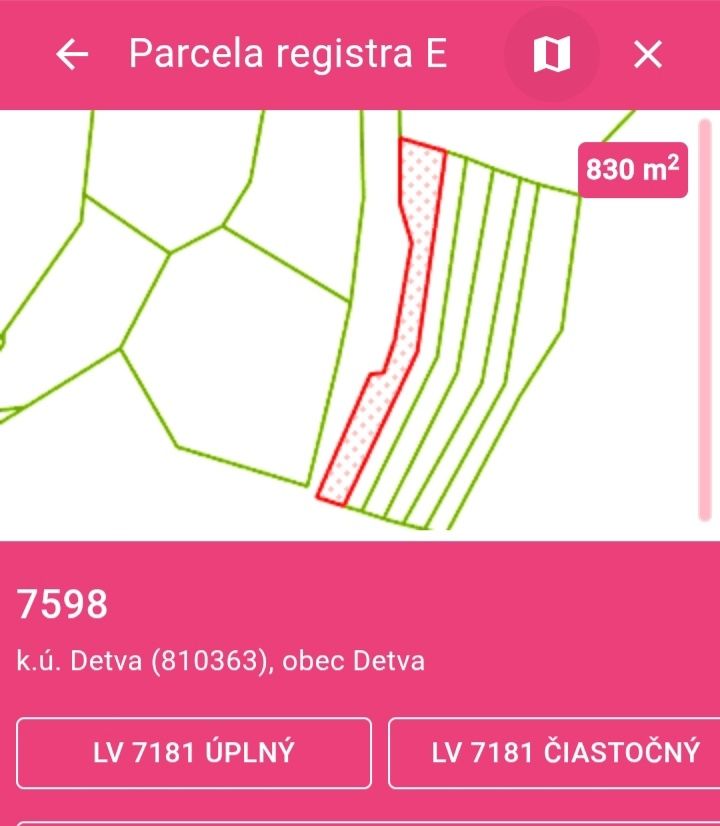 Predám dva pozemky (len obidva spolu) vedené ako orná pôda v