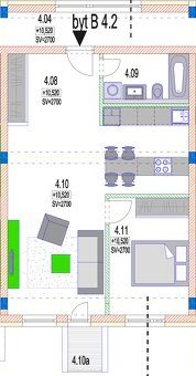 Ponúkame na predaj exkluzívny byt 2 izbový 59,57 m2 s veľkým